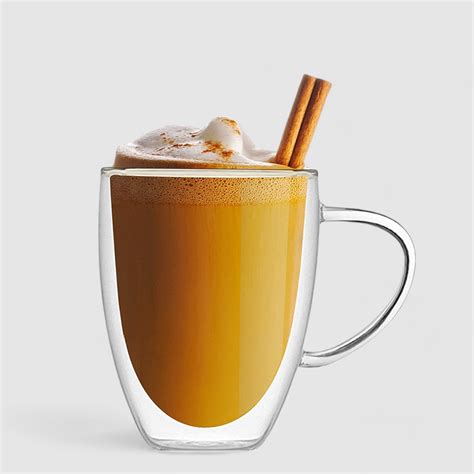 Double Wall Glass Cup | 350 ML Clear Glass Cup With Handle for Tea, Co ...