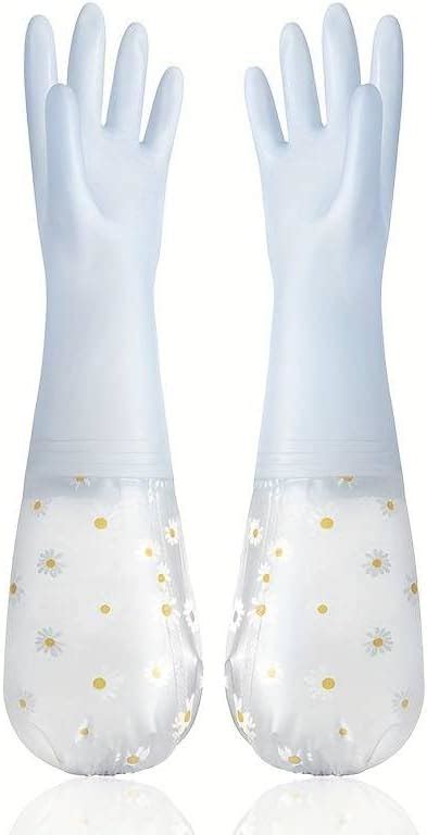 QERINKLE Silicone Scrubbing Gloves, Non-Slip, Dishwashing and Pet ...