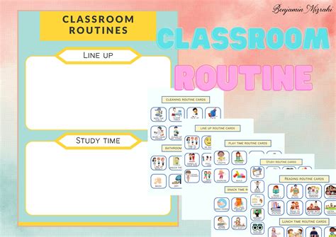 Classroom Routine Cards I Visual Schedule Cards Toddler Preschool ...