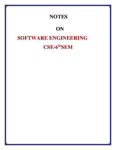 SOFTWARE ENGINEERING: Spiral Model vs. Waterfall Model Analysis - Studocu