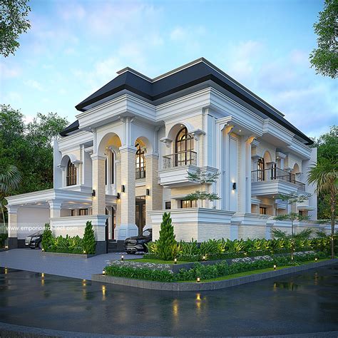 Mrs. FHN 1703 Mediterranean House 3 Floors Design - Bintaro, Jakarta ...