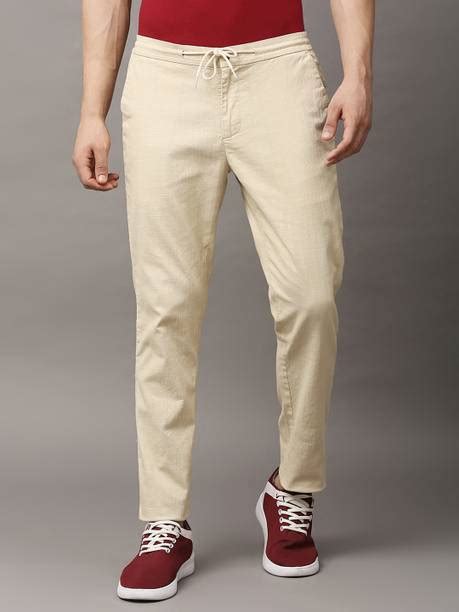 Beige Mens Trousers - Buy Beige Mens Trousers Online at Best Prices In ...