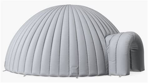 3D Inflatable Igloo Tent Open Grey | 3D Molier International