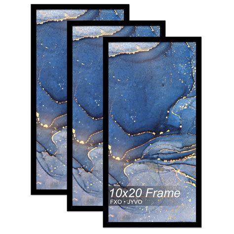 Amazon.com - Fxojyvo 10x20 Picture Frame Set of 3, Black Frame for 10 x ...