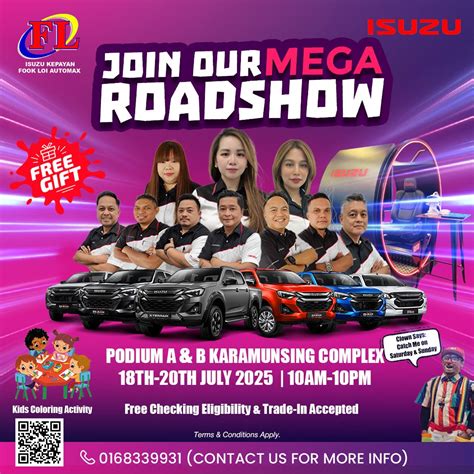 MEGA ROADSHOW ISUZU MALAYSIA | ISUZU KEPAYAN FOOK LOI AUTOMAX ...