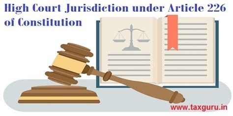High Court Jurisdiction under Article 226 of Constitution