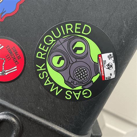 Mr. Yuk Sticker Gas Mask Required – Strikeforce69
