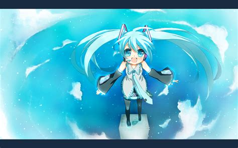 Download Headphones Hatsune Miku Anime Vocaloid HD Wallpaper by Hanokage