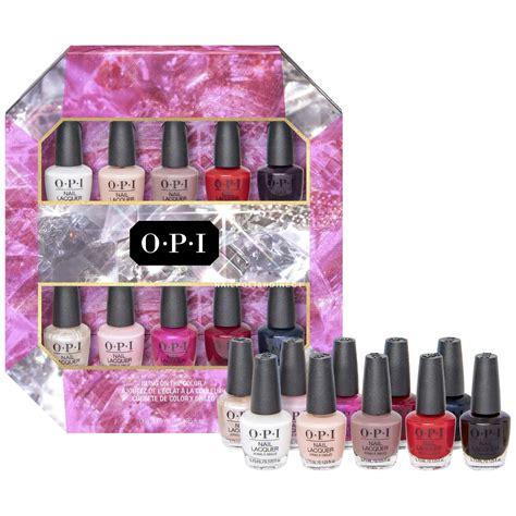 OPI Jewel Be Bold 10 Piece Mini Nail Polish Set (10 x 3.75ml) (HRP34) | Nail Polish Direct