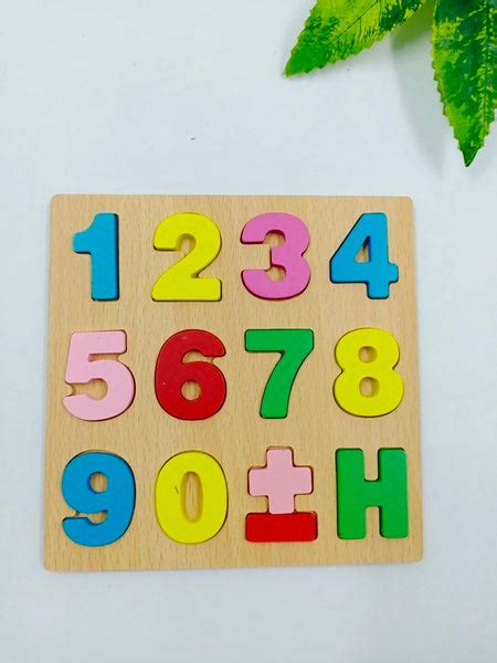 Wooden Tangram puzzle Number place - EKT2650 – Extrokids