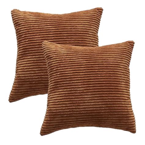 Buy Guffaw/ Corduroy/Stripped/Luxury Cushion Covers Standard Size 16 ...