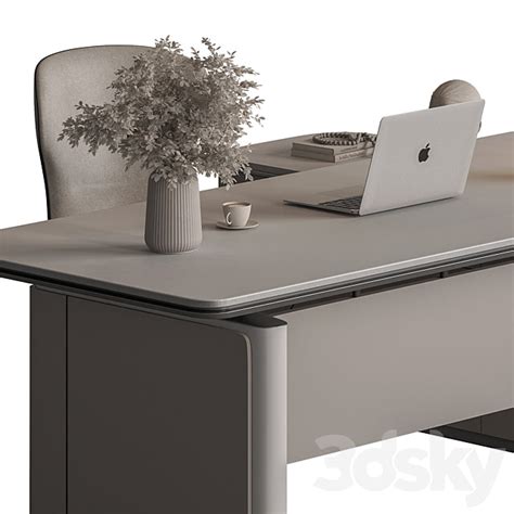 Manager Desk – Office Furniture 693 3d sky – 3DSky Model Free