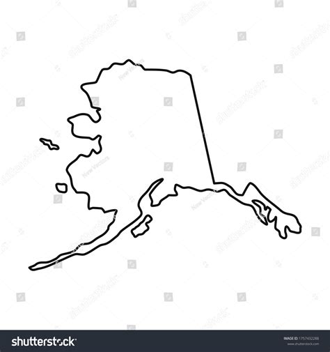 Alaska Map Outline
