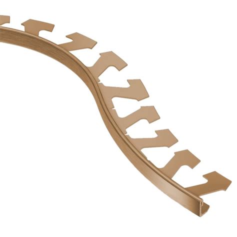 Schluter Systems Schiene 0.375-in W x 98.5-in L Brushed Copper Anodized ...