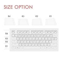 Red Irregular Vertical Grain Knit Pattern PBT Keycaps for Mechanical ...