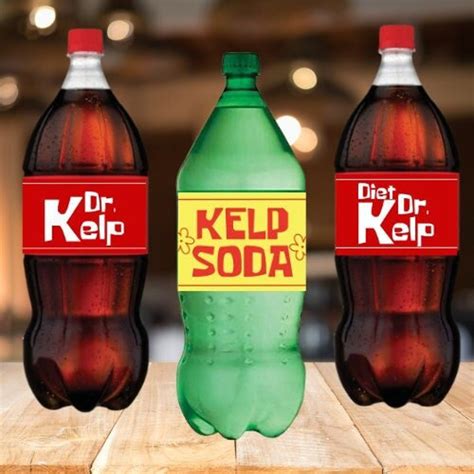 Dr. Kelp & Kelp Soda Bottle Labels: DIY Party Decor (digital Download ...