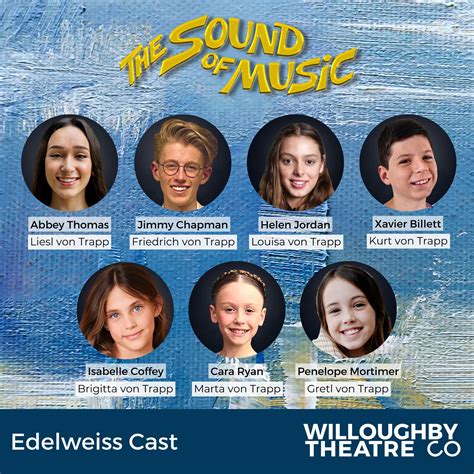 The Sound of Music Cast Announced - Willoughby Theatre Co