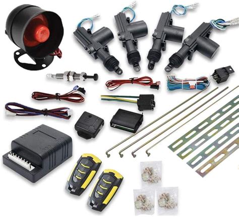SUNWAN Car Remote Central Locking Kit 4 Doors Keyless Entry System ...