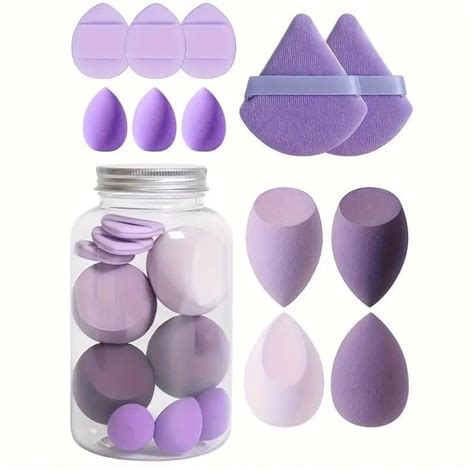 Rubyface Makeup Sponges Set With Storage Jar, Including 4 Blenders, 3 ...