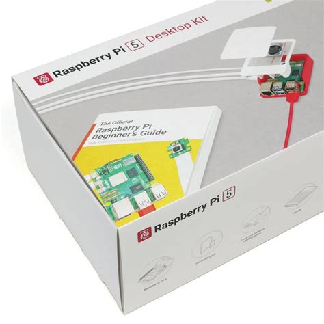 Official Raspberry Pi 5 Desktop Kit (With Official Raspberry Pi Beginn ...