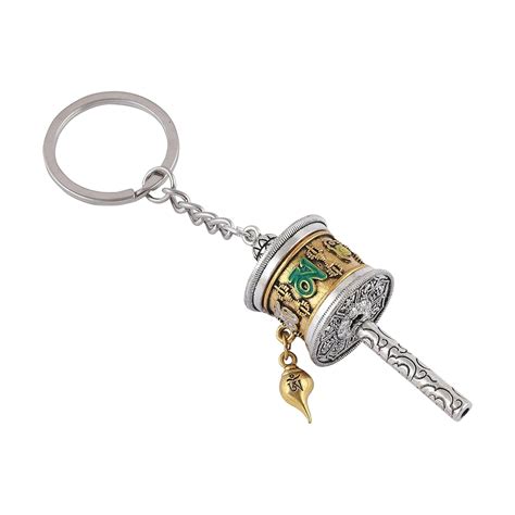 Linensutra® Metal Tibetan Prayer Spinning Wheel with Om Mani Padme Hum ...