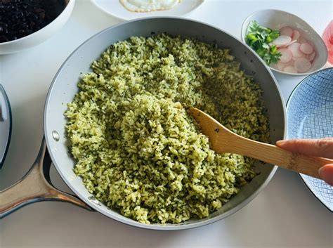 Recipe Green Rice