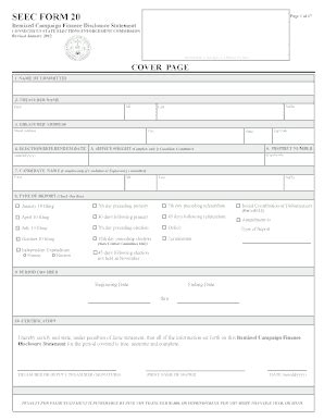 CT SEEC Form 20 2012-2026 - Complete Legal Document Online
