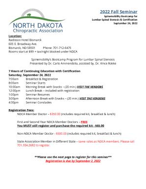 Fillable Online Boot Camp Program for Lumbar Spinal Stenosis Workshop ...