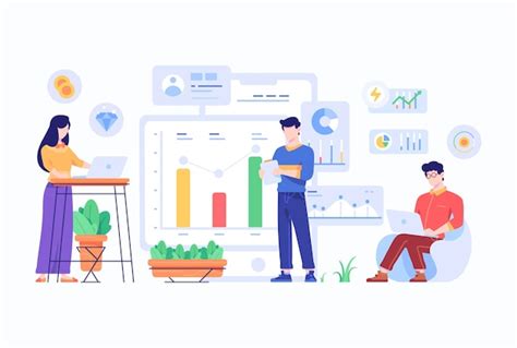 Analyse des employés et remue-méninges sur le graphique de l'entreprise ...