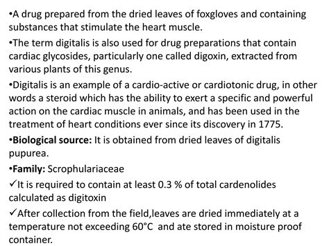 Digitalis | PDF