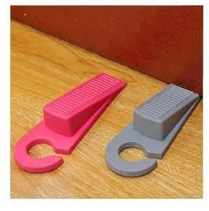 S Cart Rubber Door Stopper with Hanging Holder, Slip-Resistant for ...