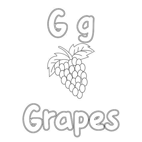 Alphabet letter A to Z drawing for coloring page for kids 20409953 ...