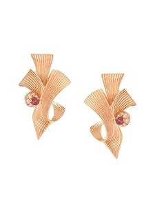 Buy KICKY & PERKY 92.5 Sterling silver Rose Gold Plated Folded Frills ...