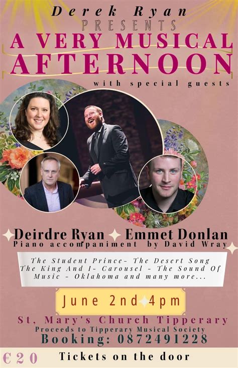 Derek Ryan presents A Very Musical Afternoon, St. Mary's Church ...