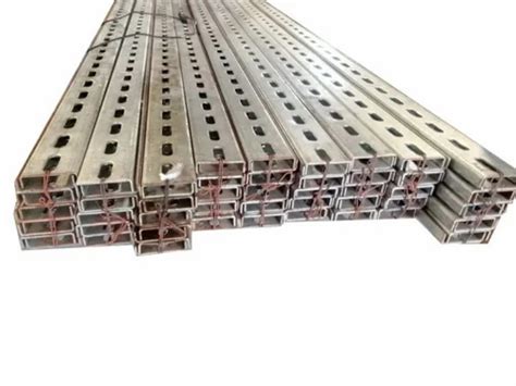 Slotted Channel - GI Slotted C Channel Brackets Manufacturer from Surat