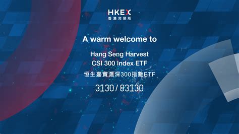 Hang Seng Harvest CSI 300 Index ETF - HKEX Virtual Listing Ceremony