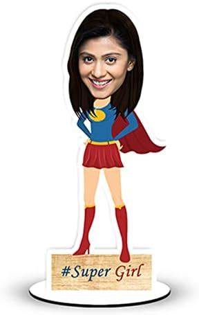 Foto Factory Gifts® Personalized Caricature Gifts for Super Hero Women ...