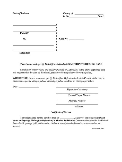 1998-2026 Form IN Motion 3b - Blank Fillable Template | Fill Out, Print ...