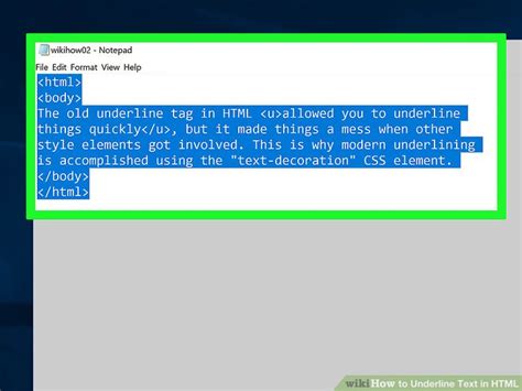 HTML Underline Tag 的图像结果