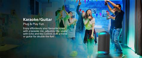 Sony New SRS-XV500 Wireless Portable Bluetooth Karaoke Party Speaker ...