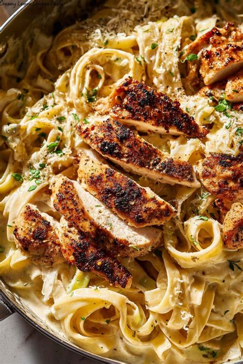 Creamy Lemon Chicken Pasta | RecipeCoo
