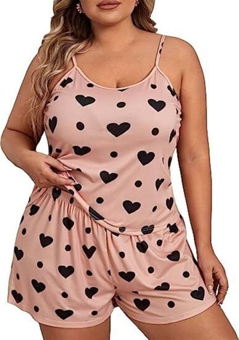 Buy DVKA CREATIONS Women's Plus Size Pajamas Set Sexy Lingerie ...