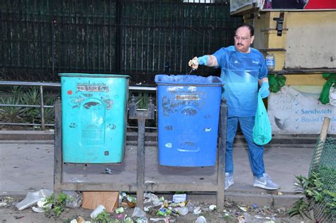 Hon'ble BJP National President Shri J.P. Nadda performed "Shramdaan ...