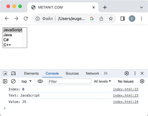 Image result for JavaScript Select Options