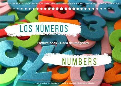Los números. Numbers.: Bilingual book - Environmental education theme ...