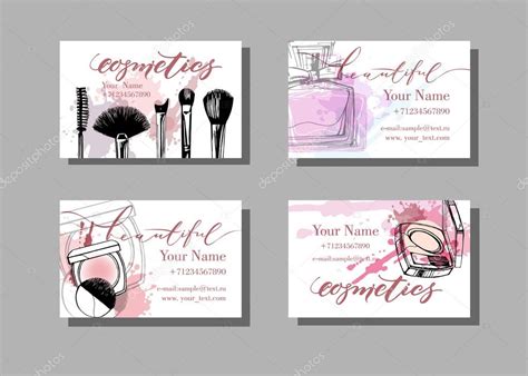 Makeup Artist Business Cards 的图像结果