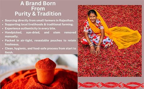 PURE N DESI Mathania Whole Red Chillies Without Stems | Rajasthani ...