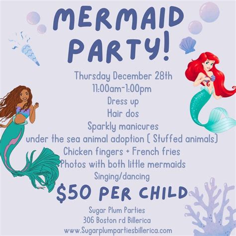 Under the sea, Sugar Plum Parties - Billerica, 28 December 2023 ...