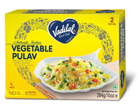Vegetable Pulav – Vadilal Quick Treat Australia