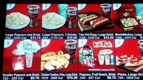 Movie Theater Menu Template | Food and drink, Menu template, Food